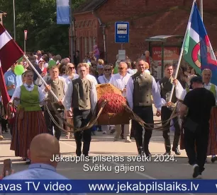 Jēkabpils pilsētas svētki 2024. Svētku gājiens