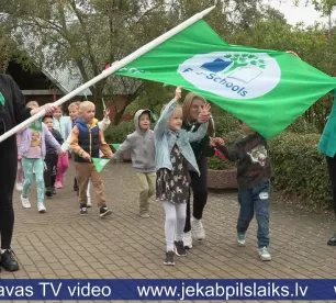 Jēkabpils bērnudārzs “Auseklītis” iegūst Zaļo karogu