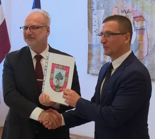 Jēkabpili apmeklē Valsts prezidents Egils Levits