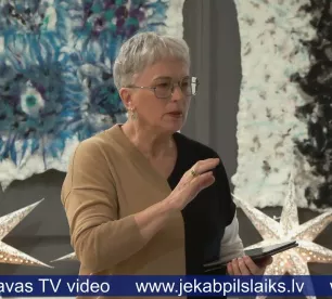 Sandra Kalniete līvāniešiem stāsta par savu ceļu rakstniecībā