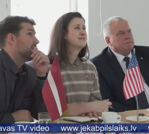 Līvānus apmeklē pārstāvji no ASV vēstniecības Latvijā