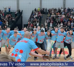 “Jēkabpils BA” kļūst par čempioniem basketbolā