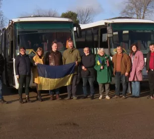 Ar ziedotāju atbalstu Ukrainai piešķirti pieci Jēkabpils autobusu parka autobusi