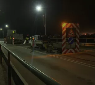 Jēkabpilī remontē tilta šuvi