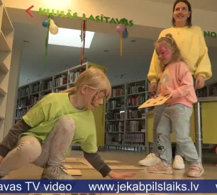 Līvānos ar radošām aktivitātēm svin Grāmatu svētkus