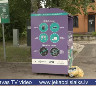 Jēkabpilieši šogad otrreizējai apritei nodevuši jau 30 tonnas tekstila