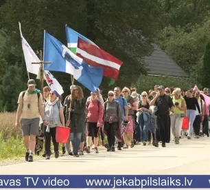 Svētceļotāji ierodas Jēkabpils novadā