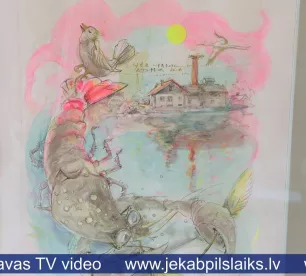 Raiņa 160. jubilejā Zasā eksponē grāmatas “Satikšanās sabiedrībā” ilustrācijas