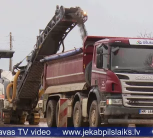 Jēkabpilī uzsākti būvdarbi Zīlānu ielas posmā