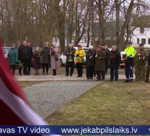 Jēkabpilī piemin 25.marta deportācijas