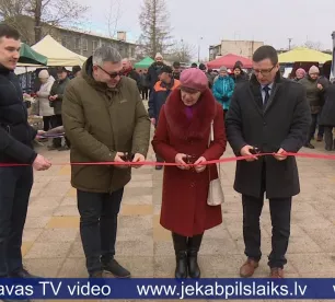 Aknīstē atklāts jauns tirgus laukums