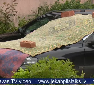 Jēkabpils novadā - negaiss ar lielu krusu