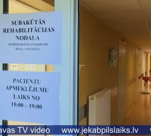 Jēkabpils reģionālajā slimnīcā atklāj Subakūtās rehabilitācijas nodaļu