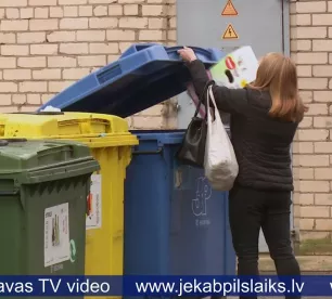 No uzņēmuma “Jēkabpils pakalpojumi” savākto atkritumu daudzuma sašķiroti 25,5 procenti