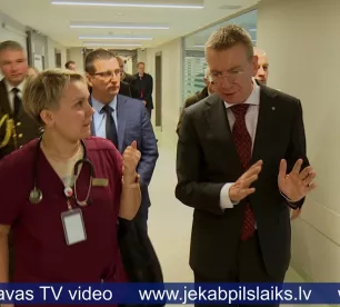 Jēkabpilī viesojas Valsts prezidents Edgars Rinkēvičs