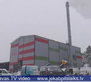 Jēkabpilī izmēģinājuma režīmā darbojas Tvaika ielas katlu māja
