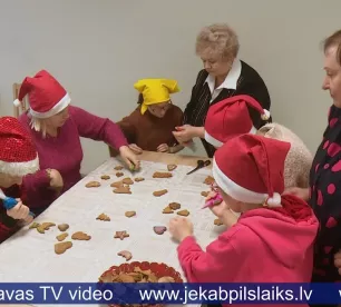 Dienas aprūpes centrā “Rosme” cep piparkūkas