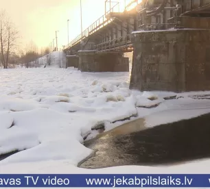 Līvānos bažas rada augstais ūdens līmenis upēs