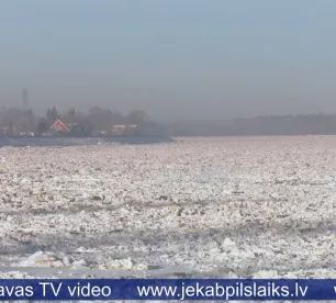 Jēkabpils novadā Daugava sagādā nemierīgu nedēļas nogali