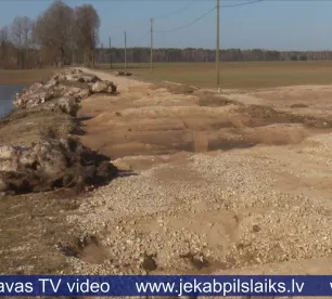 Jēkabpils novadā tiek apzinātas plūdu sekas, iedzīvotājiem pieejami pabalsti