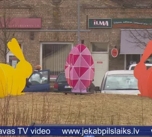 Jēkabpils pilsēta saposta Lieldienām