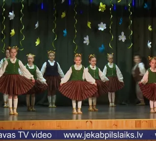 Jēkabpils novada bērnu deju kolektīvi sadancojas Biržos