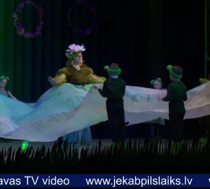 Viesītes bērnudārzs “Zīlīte” 40. gadadienu atzīmē ar krāšņu koncertuzvedumu