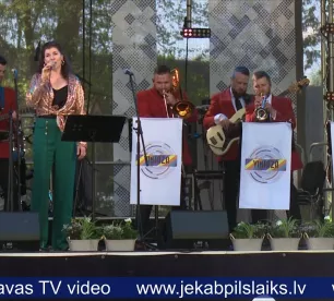 Jēkabpilī aizvadīta Latvijas Neatkarības atjaunošanas gadadiena
