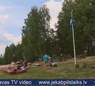 Radžu ūdenskrātuvē 15. reizi tiek pacelts Zilais karogs 