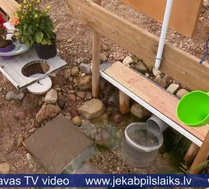 Pēteris Sprukts veidos ūdenskritumu pie avotiņa Salas pagastā