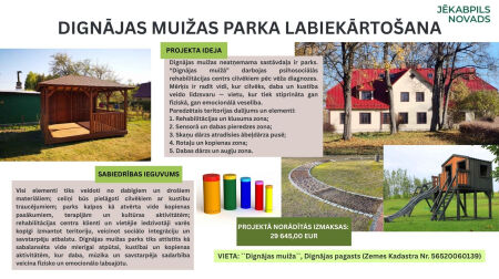 Atvērta balsošana par 10 Jēkabpils novada labiekārtošanas projektiem