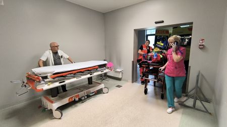 Jēkabpils mediķi trenējas reaģēt ārkārtas situācijās 