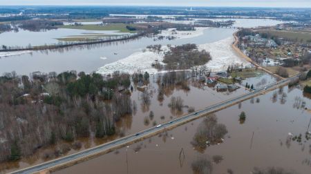 Salas pagasts plūdu laikā - 29.februārī