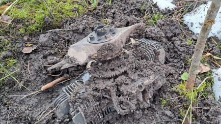 Krāslavas novadā nokritušais drons