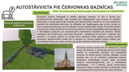 Atvērta balsošana par 10 Jēkabpils novada labiekārtošanas projektiem 