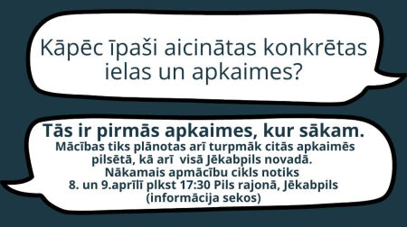 Atbildes uz jautājumiem par drošības apmācībām Jēkabpils novadā
