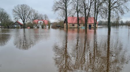 Plūdi Jēkabpils novadā - Krustpils pagasts, Sakas sala un Jēkabpils pilsēta