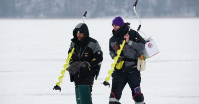 Baļotes ezerā noritējis Latvijas čempionāta zemledus makšķerēšanā 2.posms