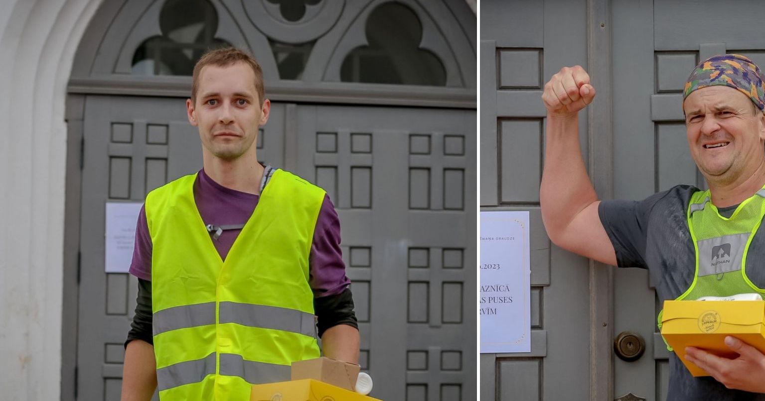 Mārtiņš Strušels un Jurģis Urtāns finišē Rīga-Valmiera ultramaratonā