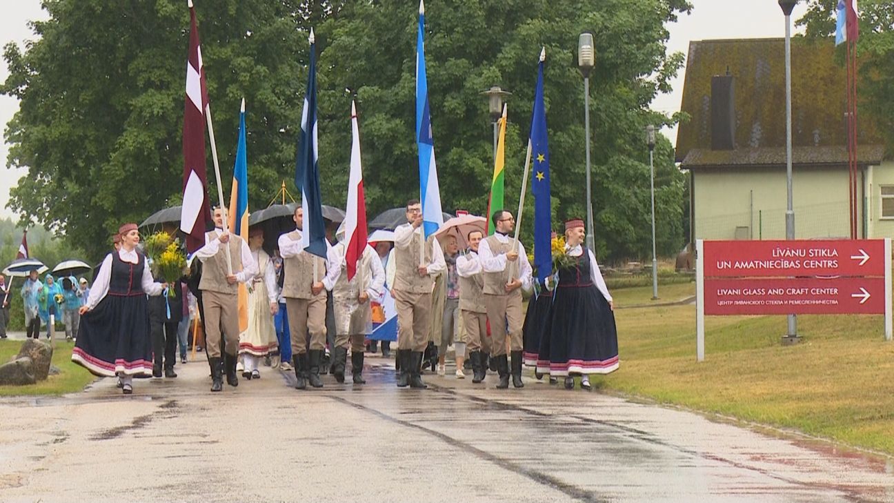 Līvānu pilsētas svētku gājiens