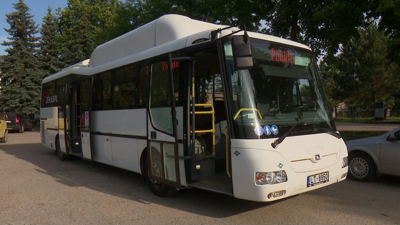 Jēkabpilī autobusa šoferim konstatē 2,17 promiles