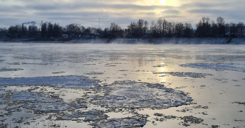 Daugavā pie Jēkabpils paaugstinās ūdens līmenis