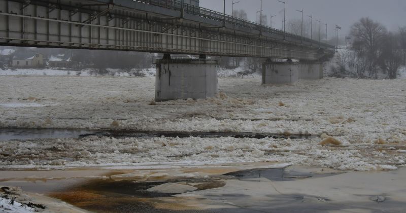 Daugavā pie Jēkabpils nedaudz paaugstinājies ūdens līmenis