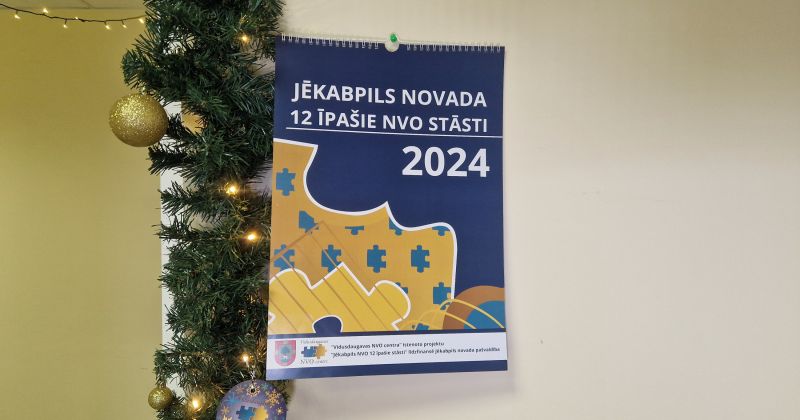 Izdots kalendārs “Jēkabpils novada 12 īpašie NVO stāsti”