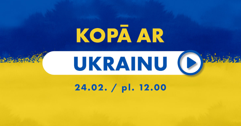 24.februārī Vidusdaugavas televīzijas ēterā atskaņos Ukrainas himnu