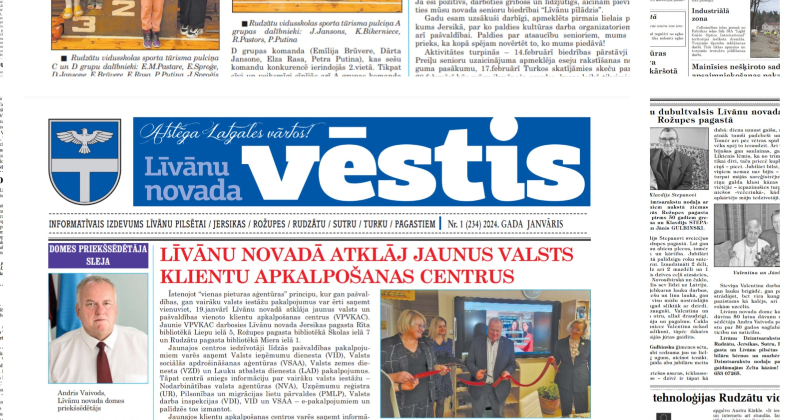 Martā neiznāks “Līvānu novada vēstis”