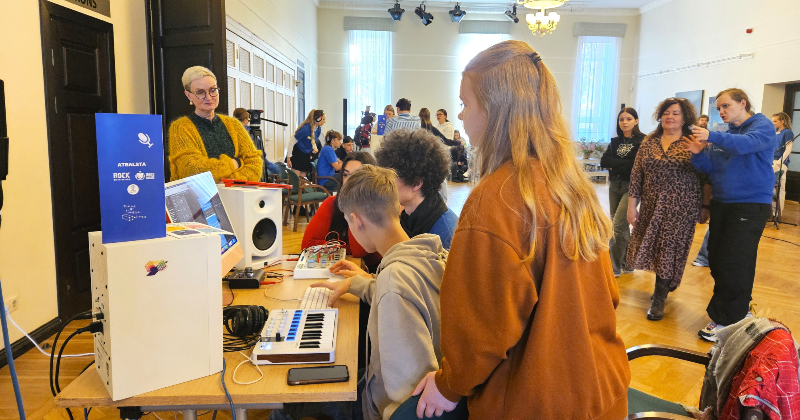 Jēkabpilī jaunieši rada mūziku Agneses Rakovskas vadībā