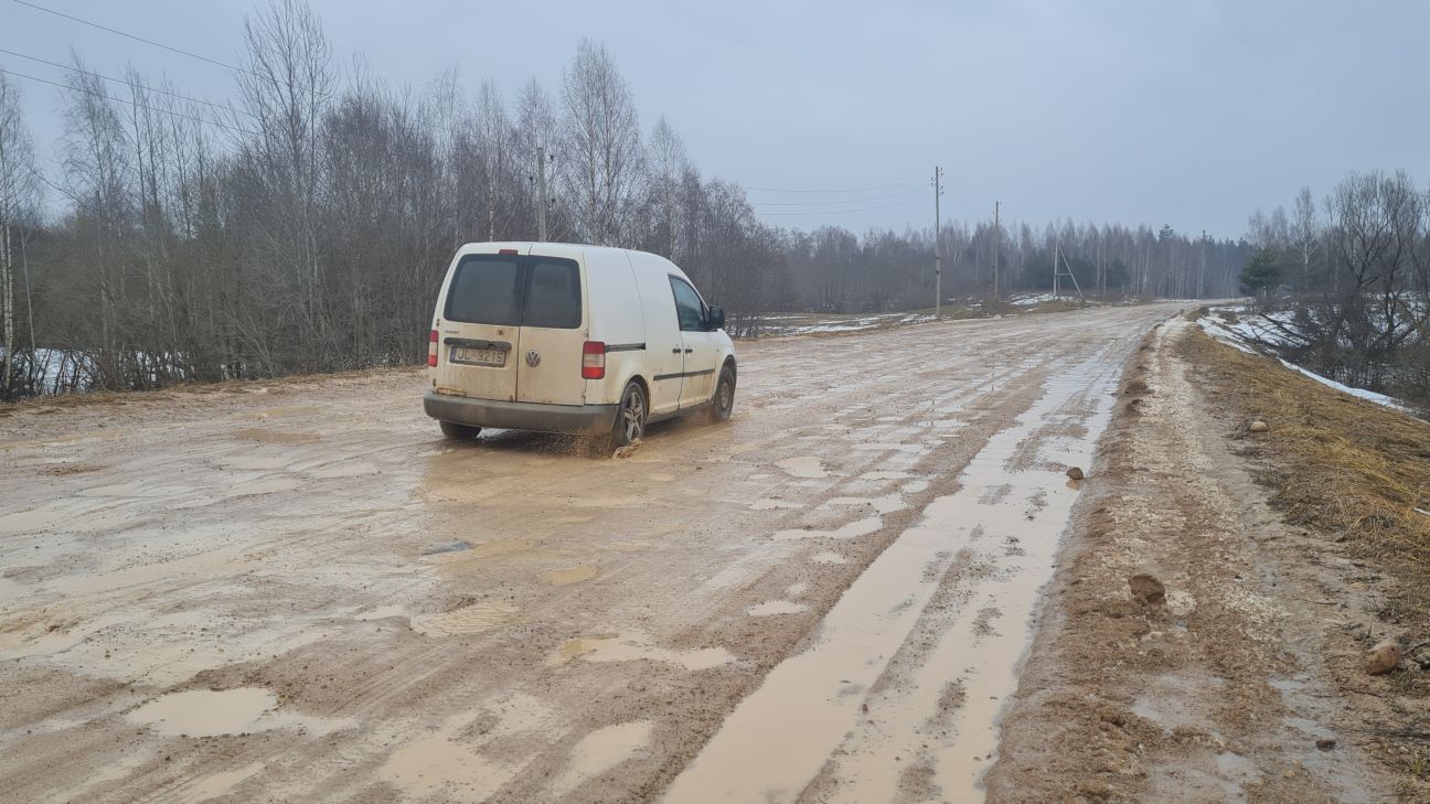 Šķīdoņa dēļ 575 grants autoceļu posmos ieviesti transporta masas ierobežojumi