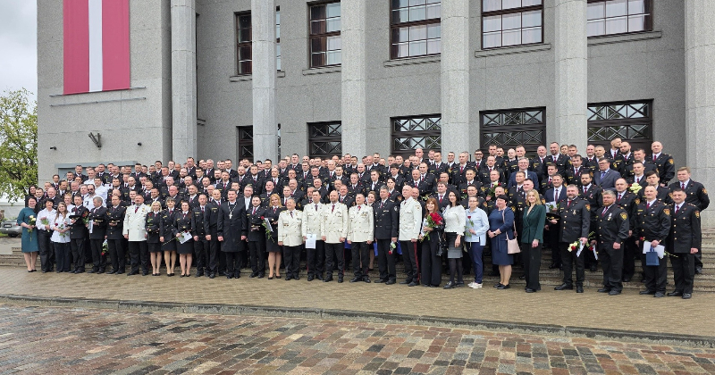 Līvānieši godināti VUGD 160. jubilejā un Ugunsdzēsēju dienā