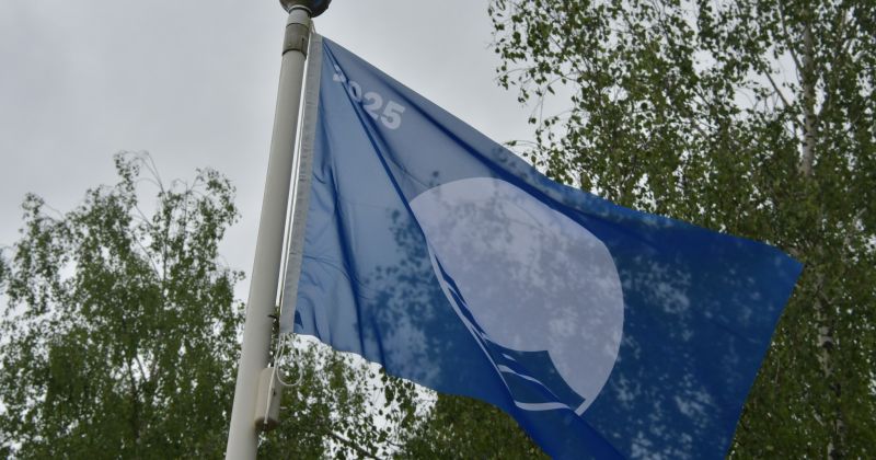Radžu ūdenskrātuvē jau 15. gadu paceļ Zilo karogu